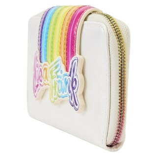Foto 4 | Monedero Loungefly Con El Logotipo Del Arcoíris De Lisa Frank Con Cremallera - Venta Internacional.