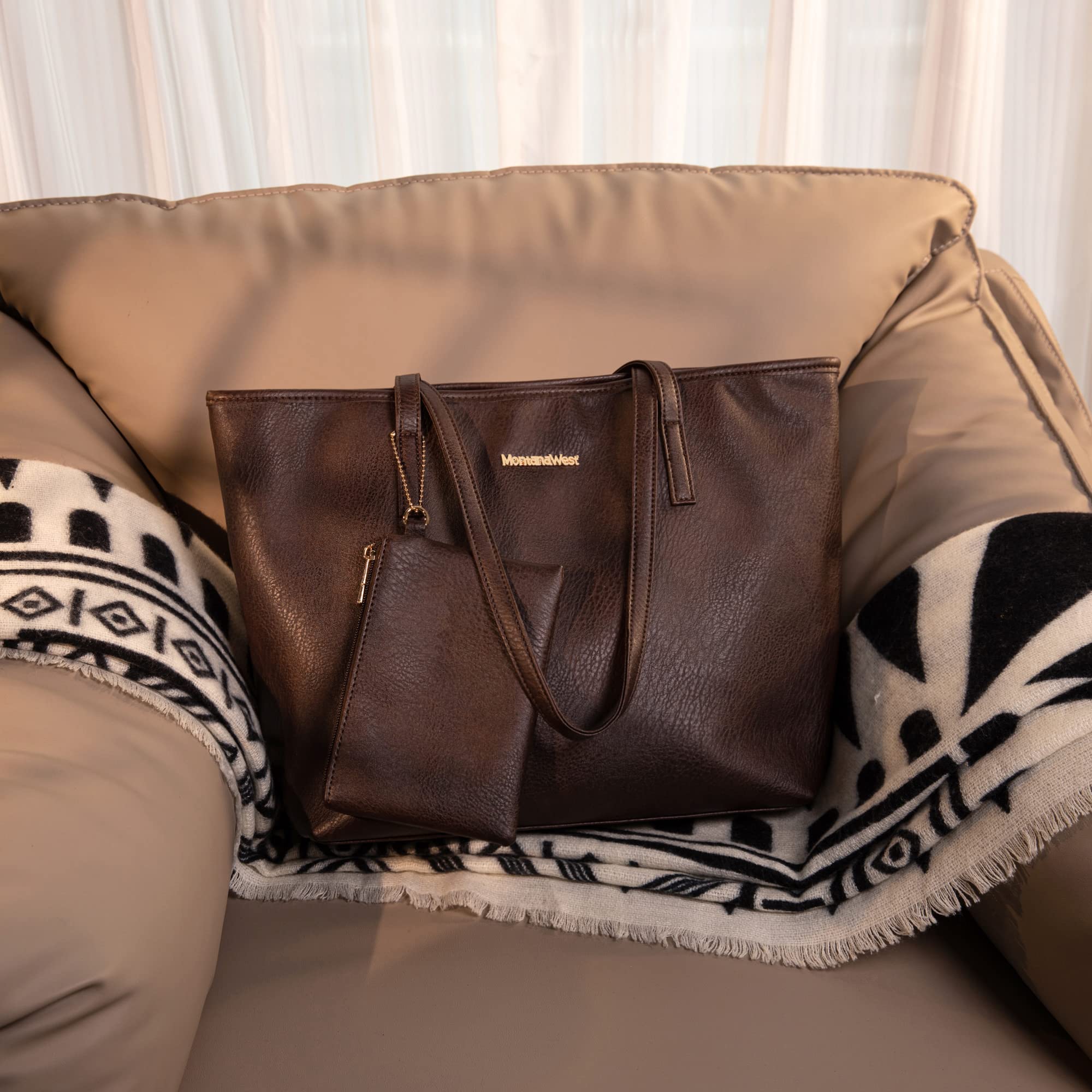 Foto 2 | Bolso de Mano de Cuero Montana West - Venta Internacional