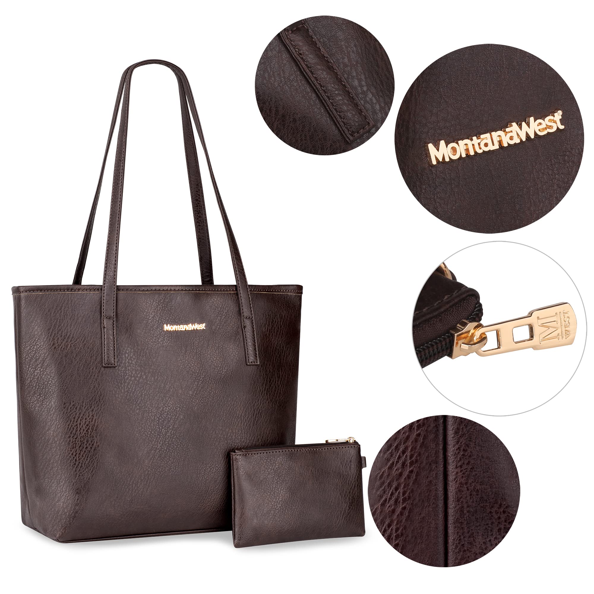 Foto 4 | Bolso de Mano de Cuero Montana West - Venta Internacional