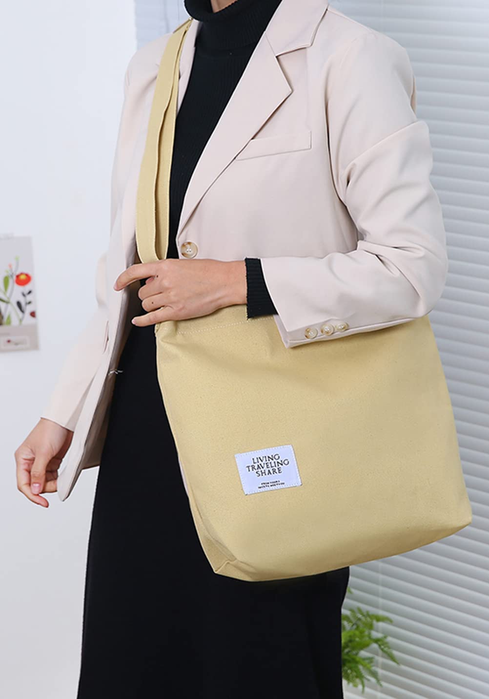 Foto 2 | Bolso de Hombro Covelin Retro Canvas para Mujer - Venta Internacional
