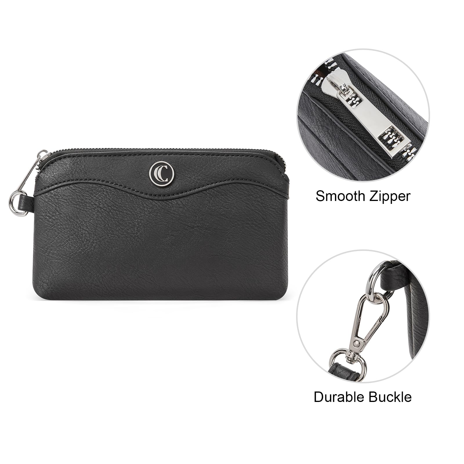 Foto 6 pulgar | Cartera De Pulsera Cluci Para Teléfono Móvil De Viaje, Bolso De Piel Para Mujer - Venta Internacional.