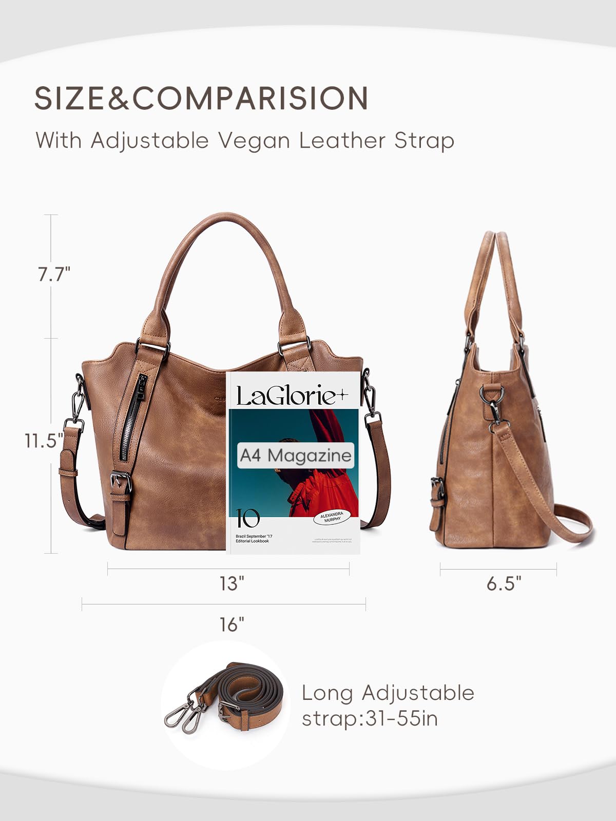 Foto 4 pulgar | Bolso Cluci de Piel Vegana - Venta Internacional