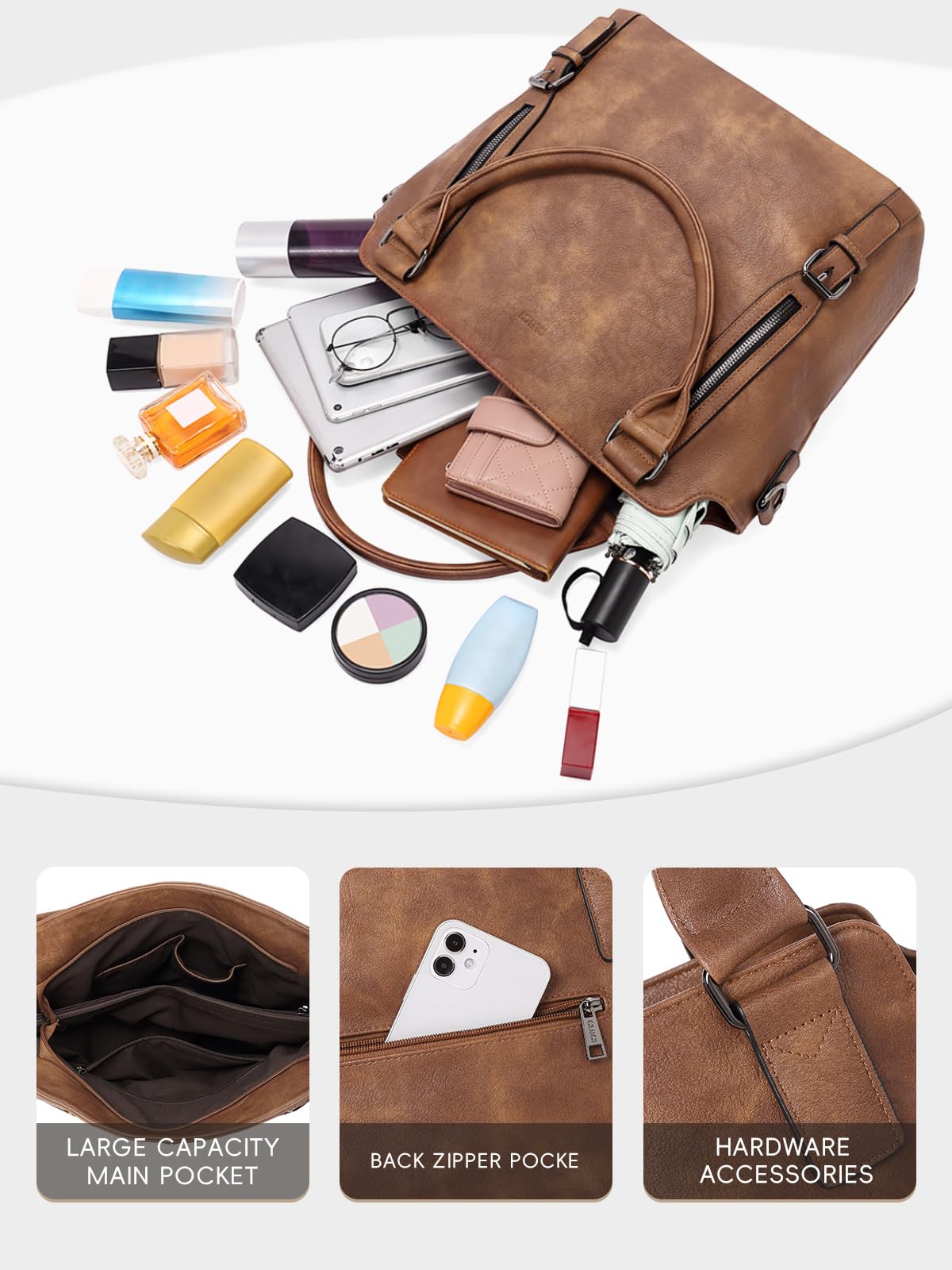 Foto 5 pulgar | Bolso Cluci de Piel Vegana - Venta Internacional