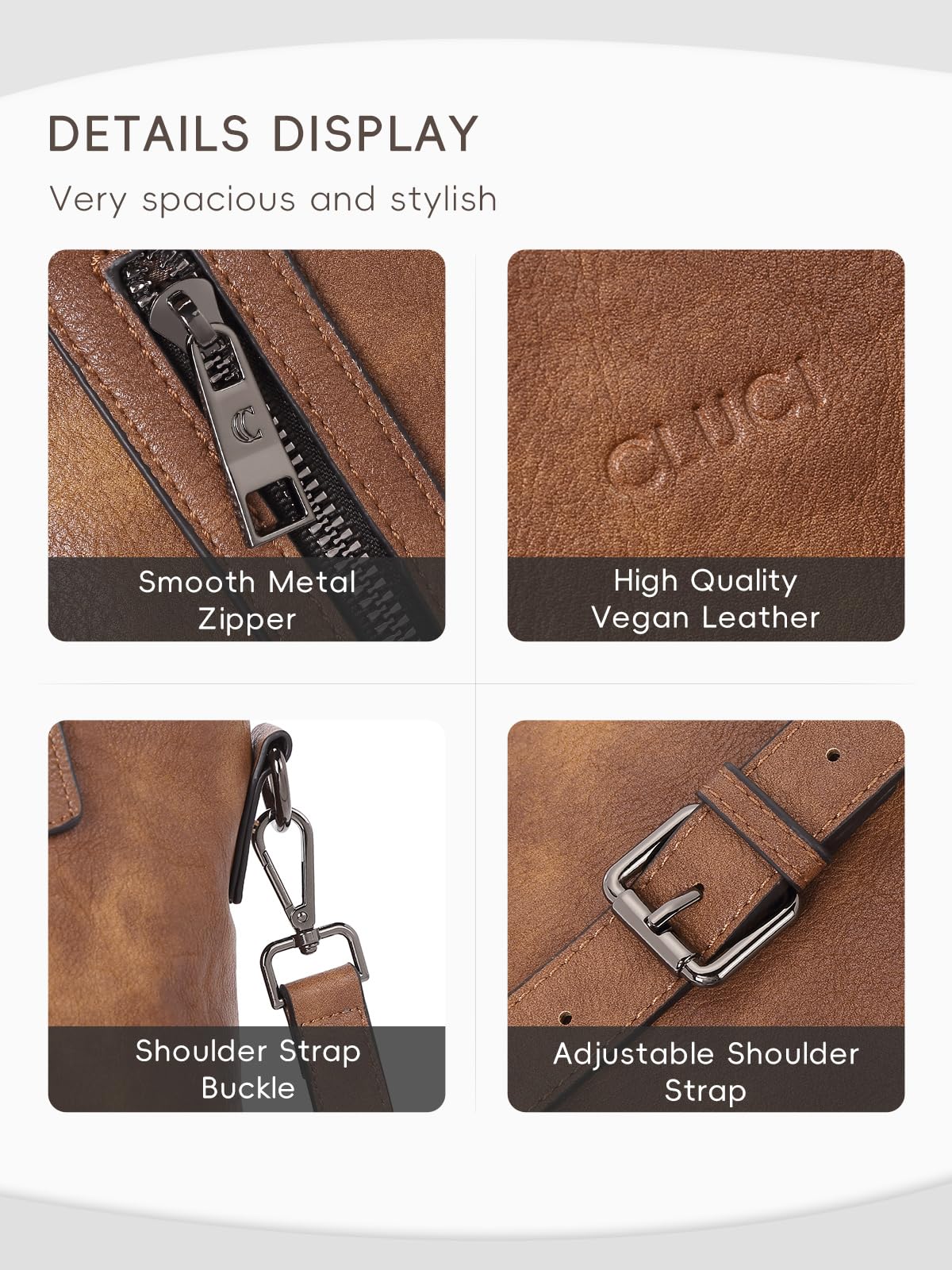 Foto 6 pulgar | Bolso Cluci de Piel Vegana - Venta Internacional