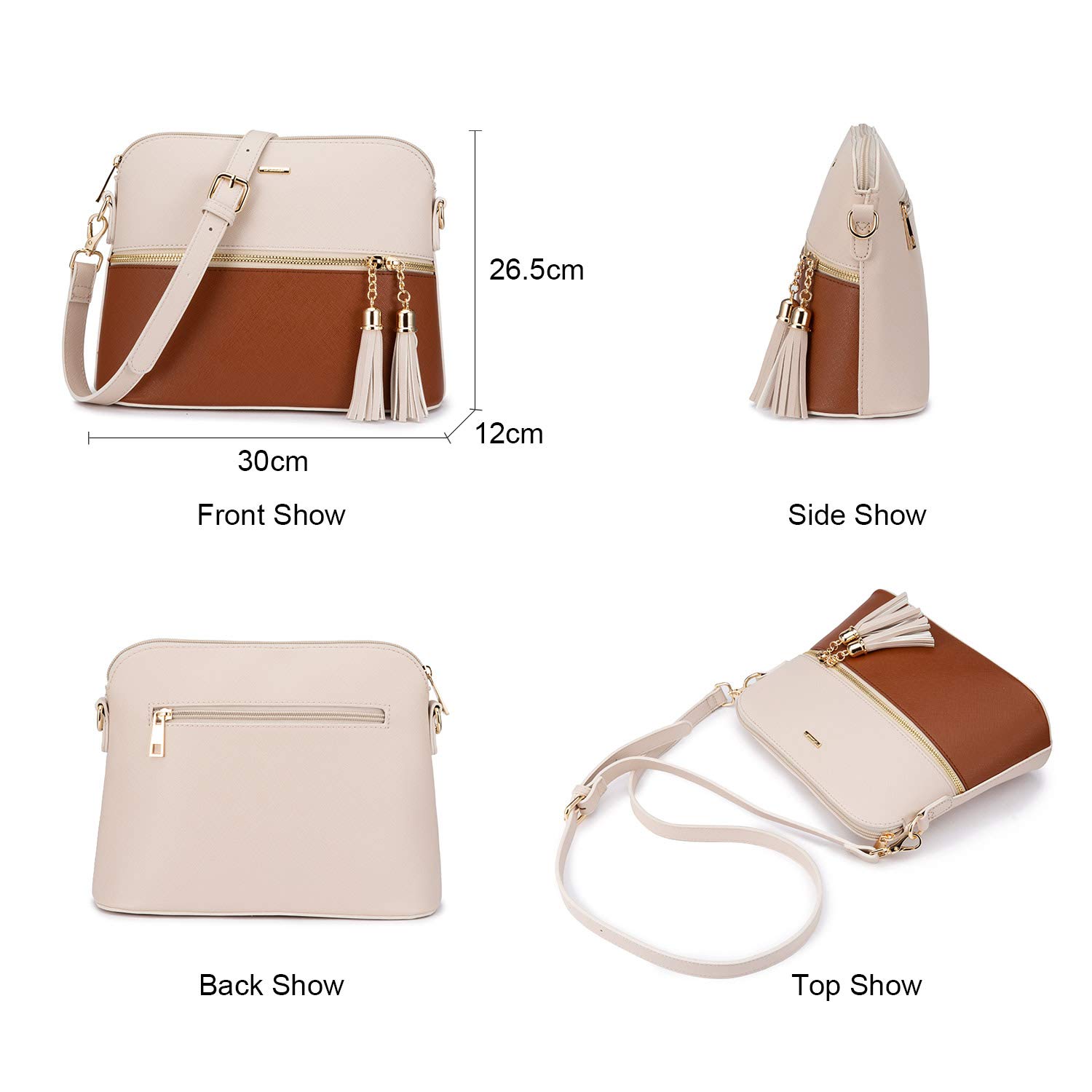 Foto 7 | Set De 3 Bolsos Lovevook De Piel Sintética Para Mujer - Venta Internacional.