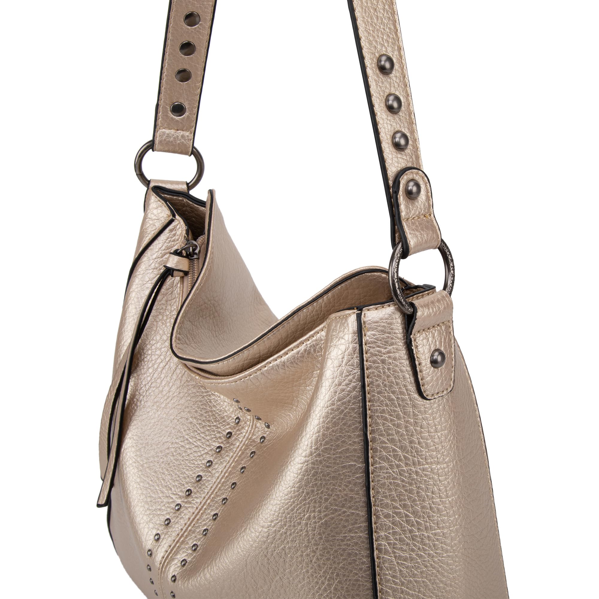 Foto 4 pulgar | Bolso Hobo Montana West Mwc-128-gd Para Mujer De Piel Vegana - Venta Internacional.