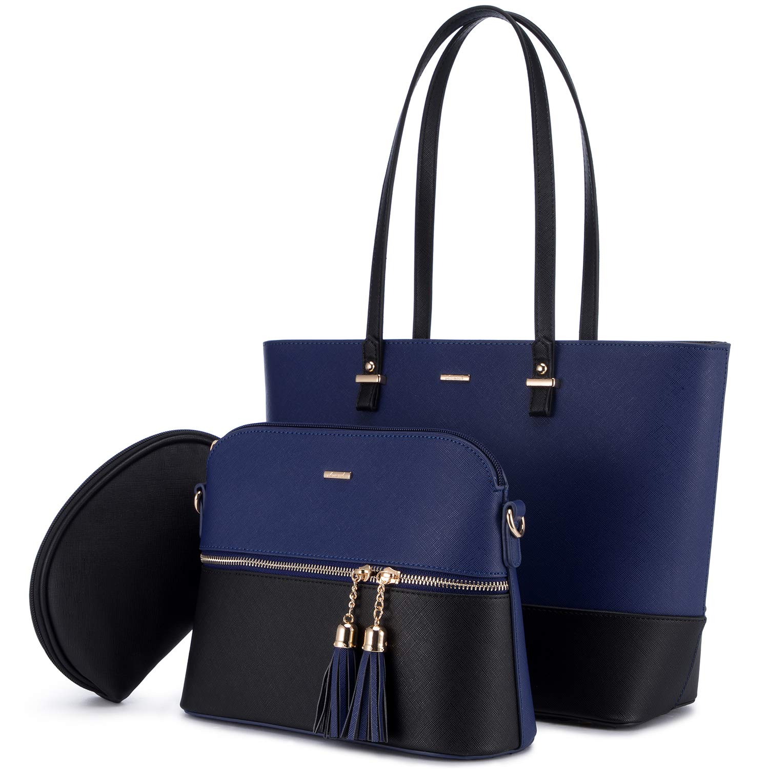 Foto 2 pulgar | Set De 3 Bolsos Lovevook De Piel Sintética Para Mujer - Venta Internacional.