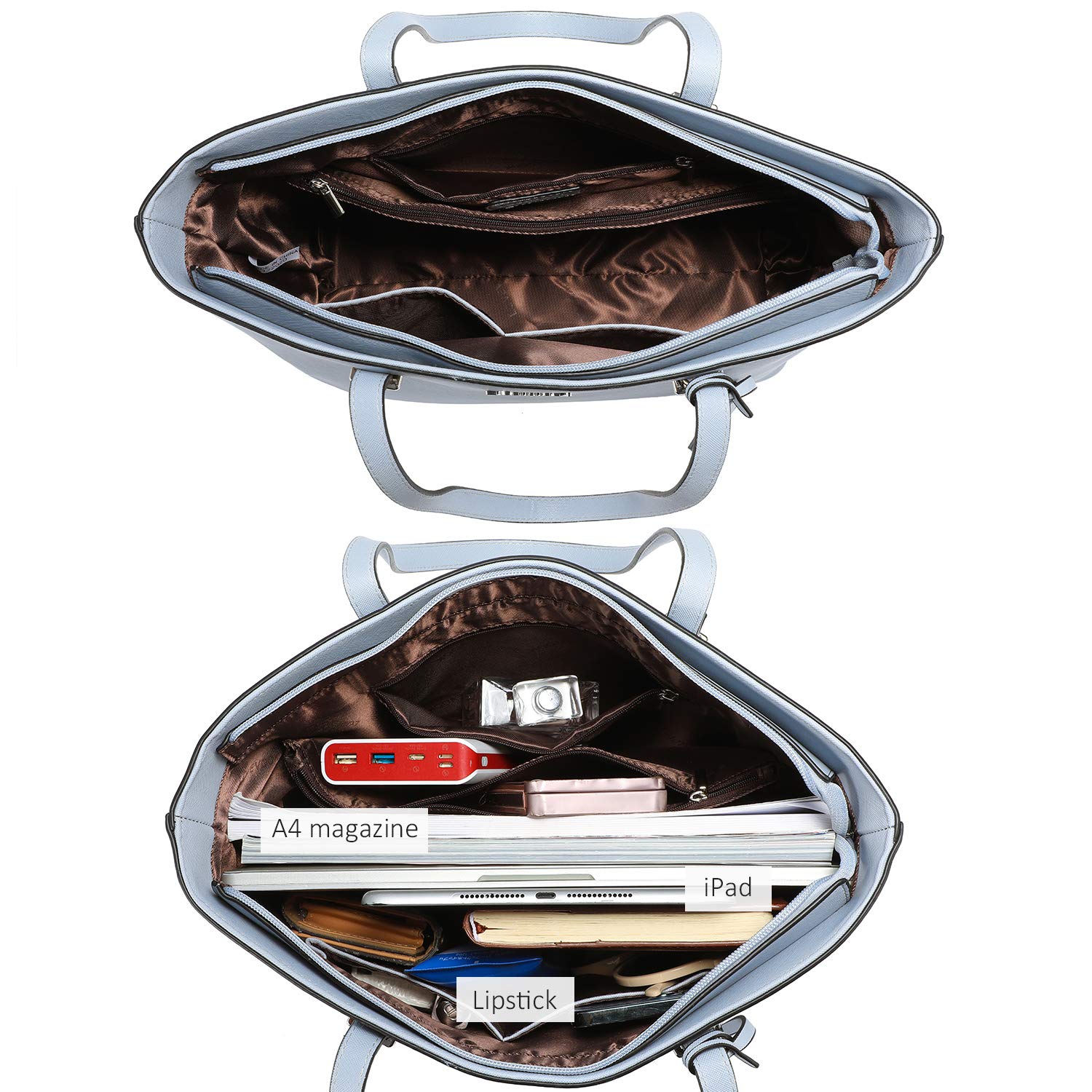 Foto 4 pulgar | Set De 3 Bolsos Lovevook De Piel Sintética Para Mujer - Venta Internacional.