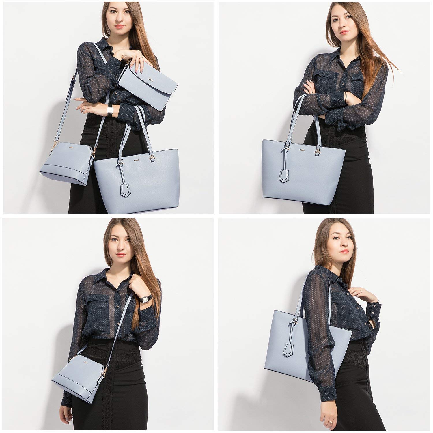 Foto 7 pulgar | Set De 3 Bolsos Lovevook De Piel Sintética Para Mujer - Venta Internacional.