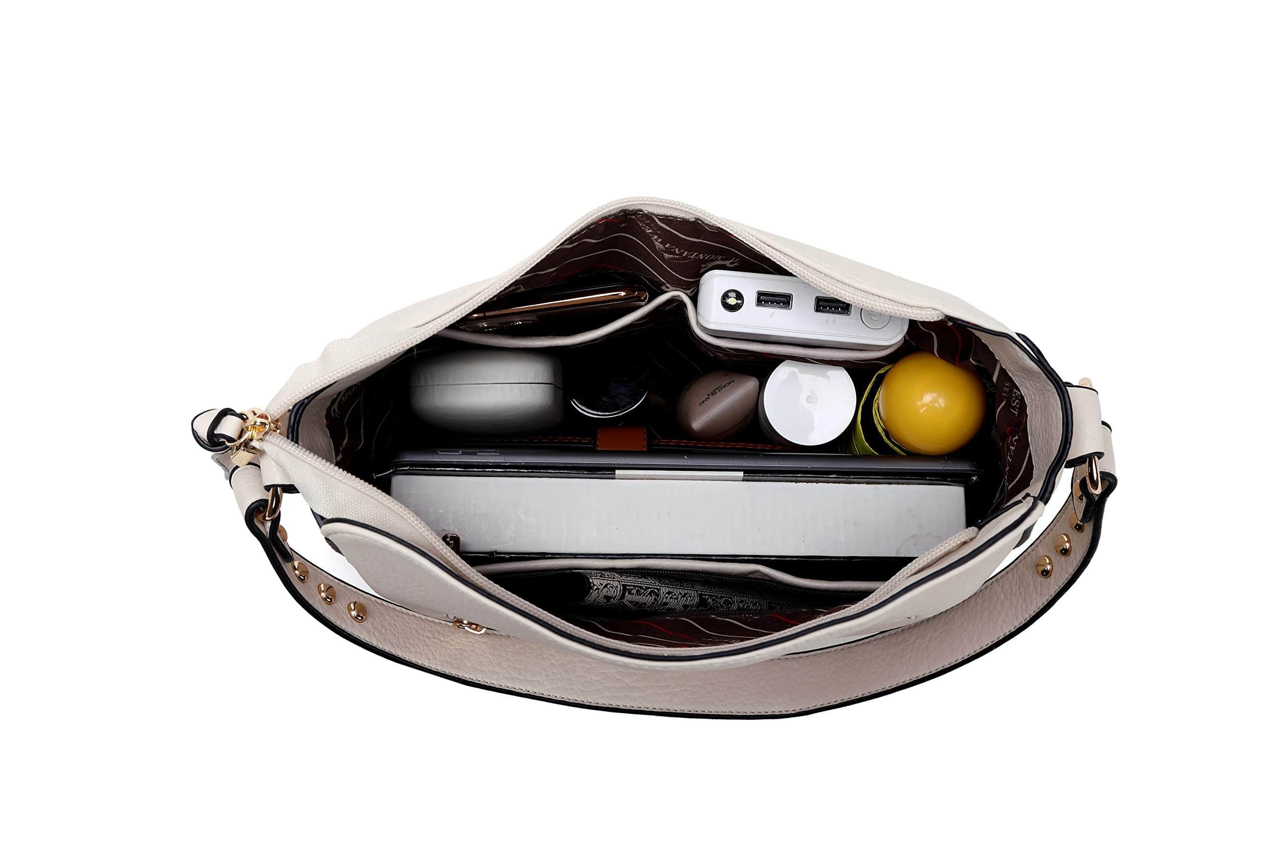 Foto 6 | Bolso Hobo Montana West Mwc-128-bg Para Mujer De Piel Vegana - Venta Internacional.