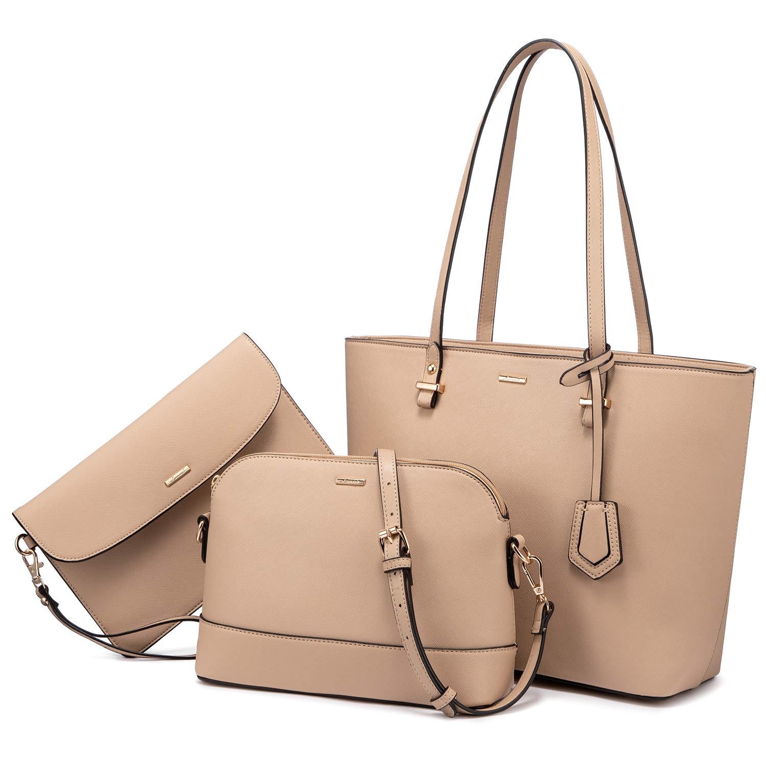 Foto 2 pulgar | Set De 3 Bolsos Lovevook De Piel Sintética Para Mujer - Venta Internacional.