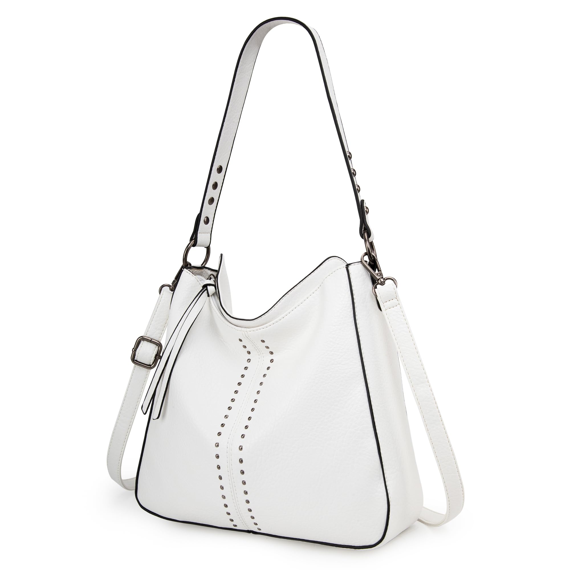 Foto 3 pulgar | Bolso Hobo Montana West Mwc-128-wt Para Mujer De Piel Vegana - Venta Internacional.