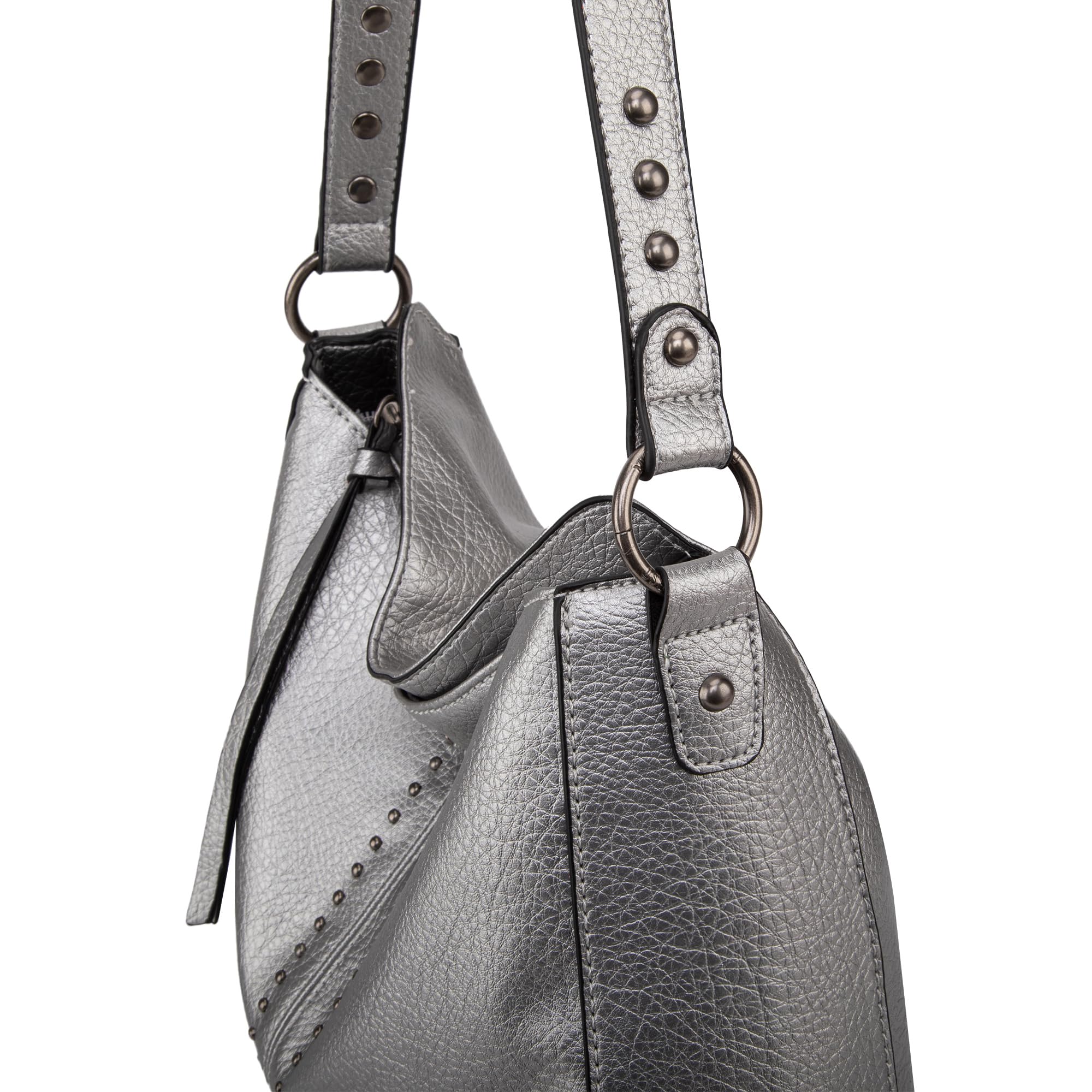 Foto 4 pulgar | Bolso Hobo Montana West Mwc-128-p.bk Para Mujer De Piel Vegana - Venta Internacional.