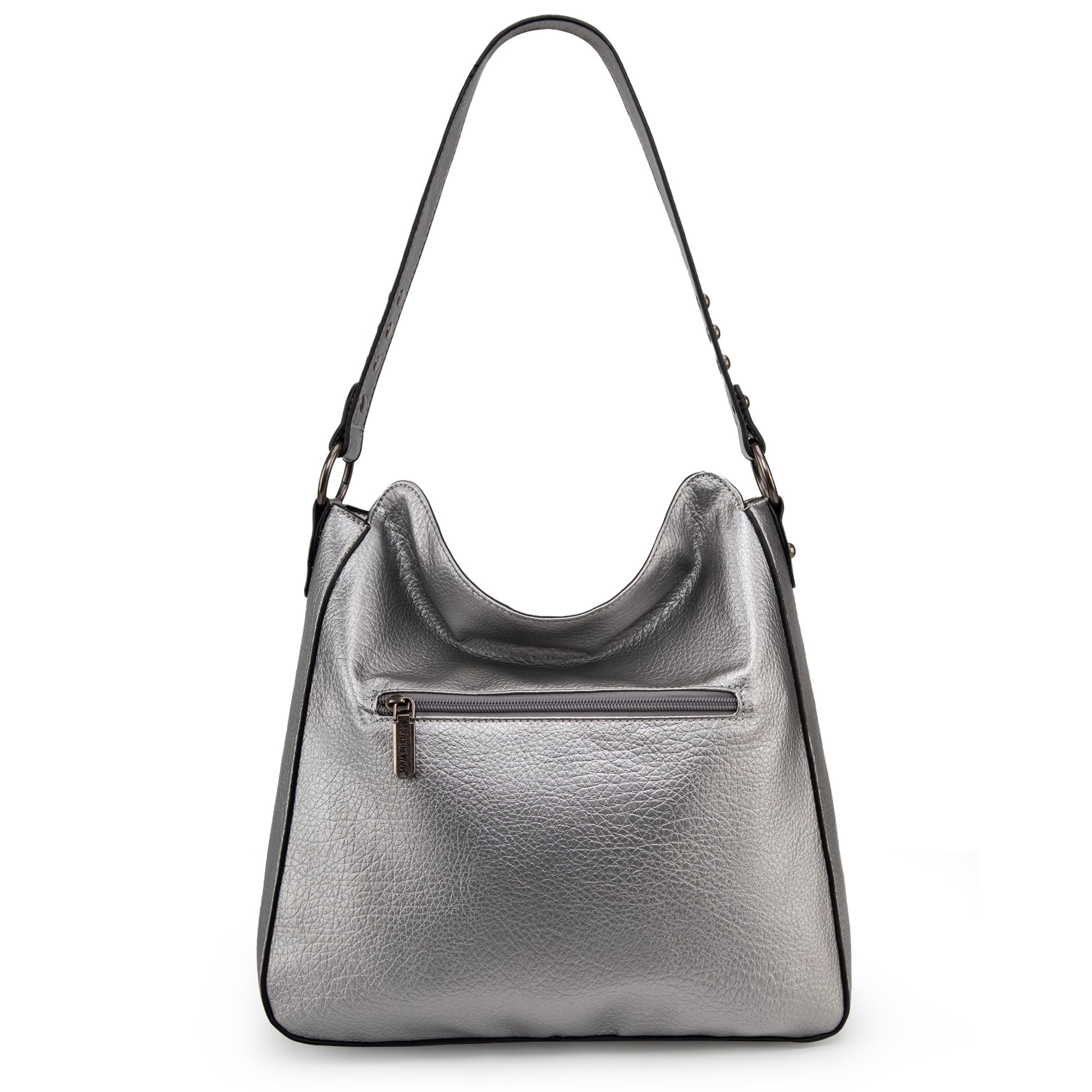 Foto 5 pulgar | Bolso Hobo Montana West Mwc-128-p.bk Para Mujer De Piel Vegana - Venta Internacional.