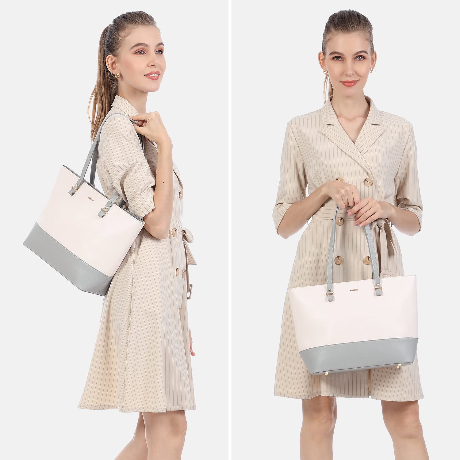 Foto 2 | Bolsos De Hombro Lovevook, Juego De 2 Bolsas De Hombro, Tipo Cartera Tipo Hobo - Venta Internacional.