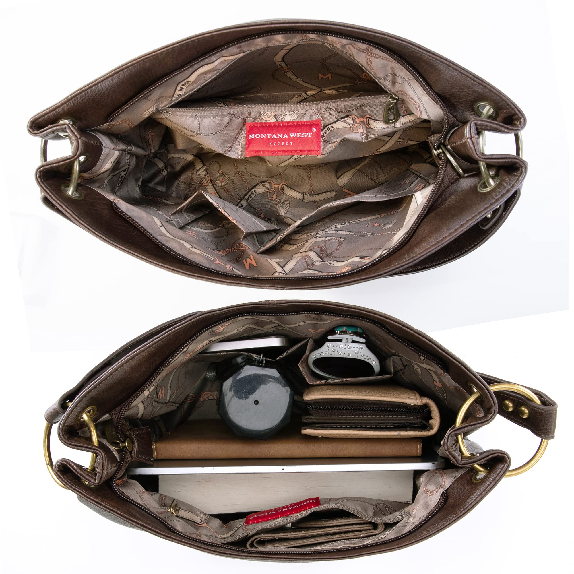 Foto 7 pulgar | Bolso Hobo Montana West Mwc-047cf, Tamaño Grande, De Piel Para Mujer - Venta Internacional.