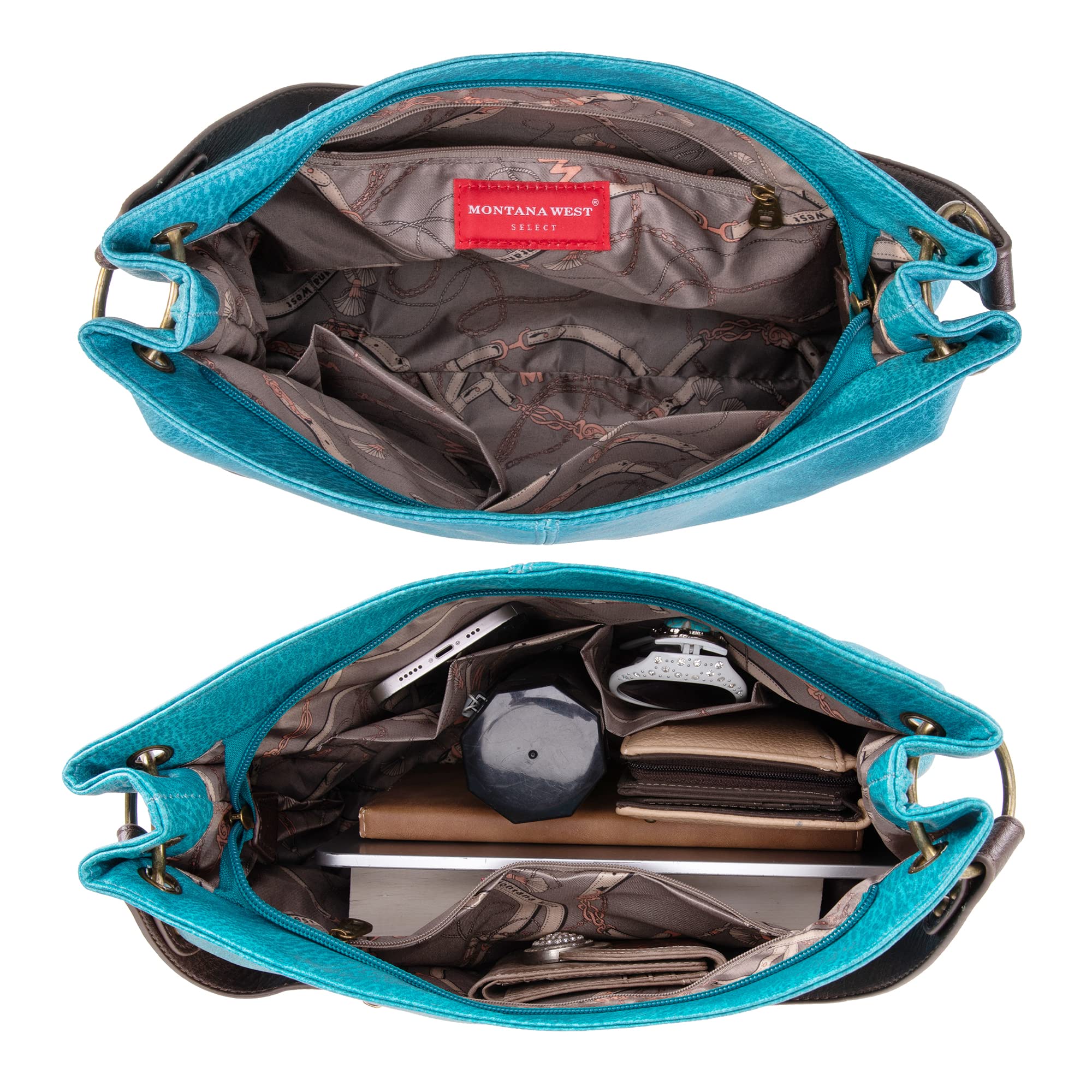 Foto 5 pulgar | Bolso Hobo Montana West Mwc-047tq Para Mujer De Piel Vegana - Venta Internacional.