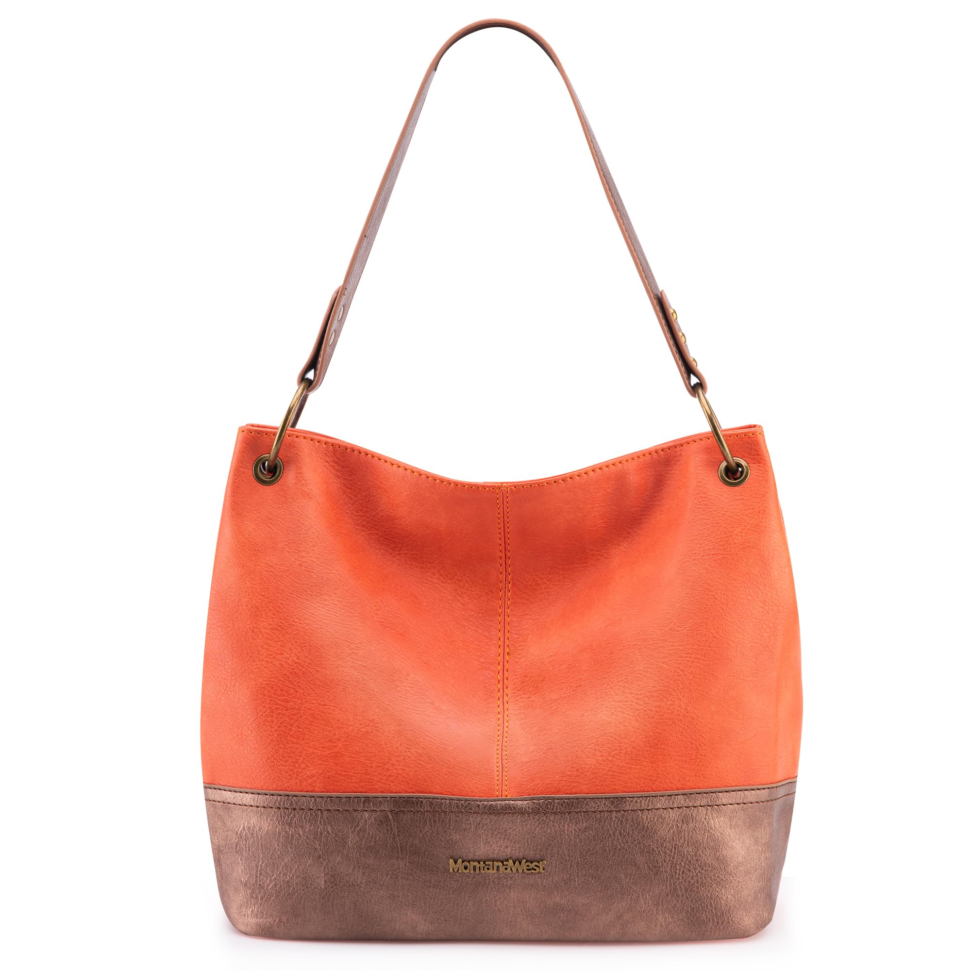 Bolso Hobo Montana West Mwc-047or2 De Piel Grande Para Mujer - Venta Internacional.