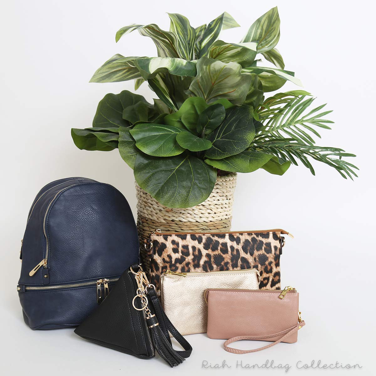 Foto 6 | Monedero Tipo Cartera Riah Fashion, Convertible, De Piel Vegana - Venta Internacional.