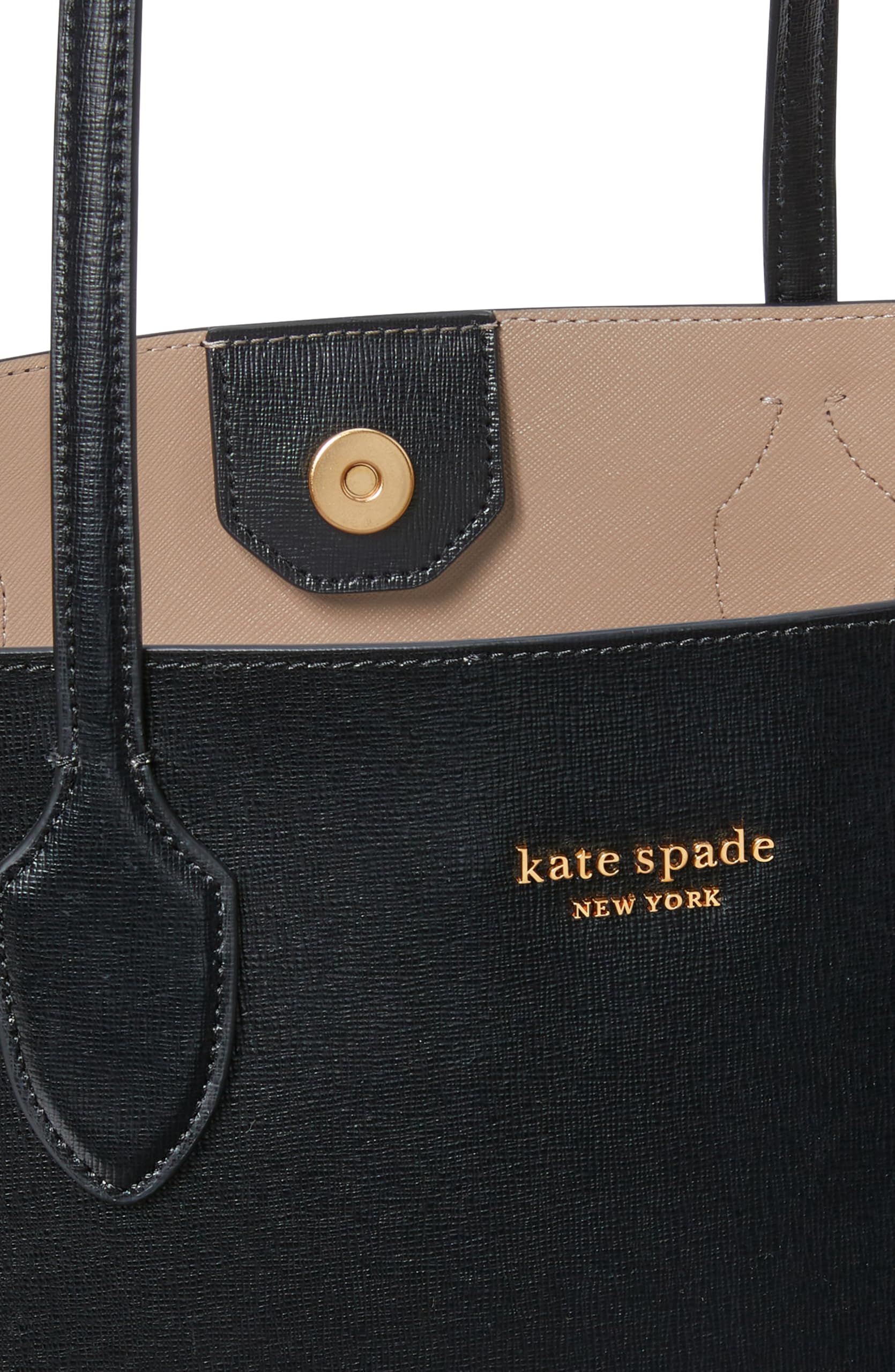 Foto 7 pulgar | Bolso De Mano Kate Spade New York Bleecker Saffiano Negro - Venta Internacional.