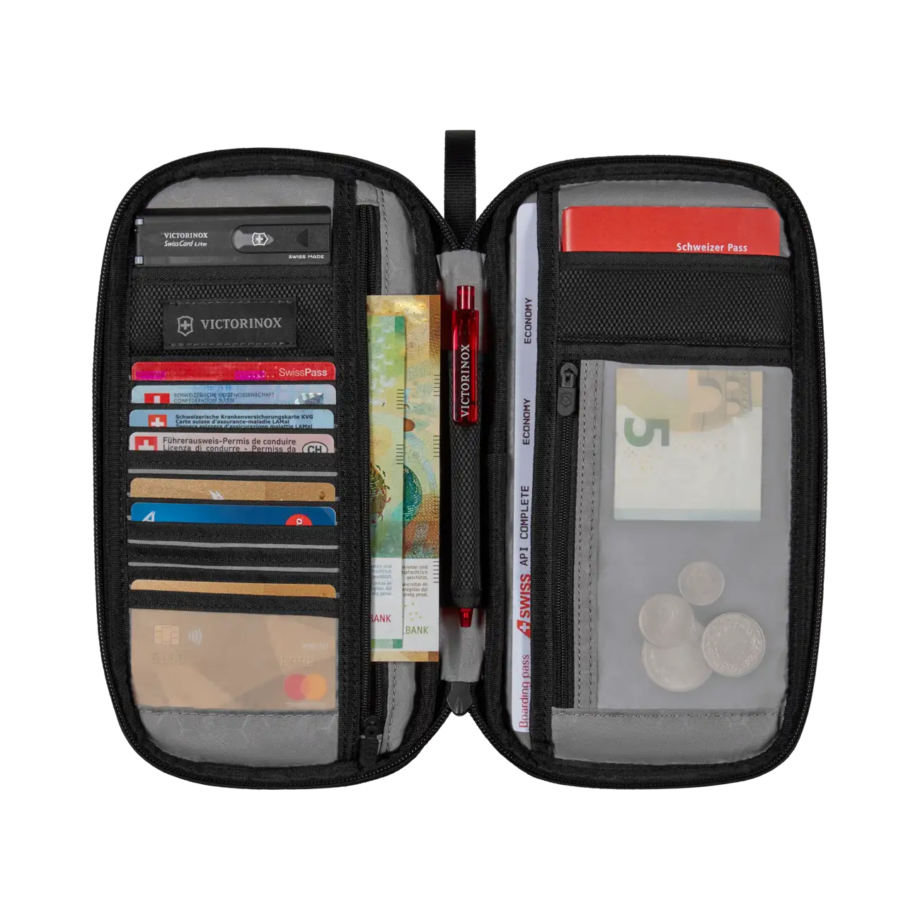 Foto 4 | Organizador Documentos De Viaje Victorinox Protección Rfid