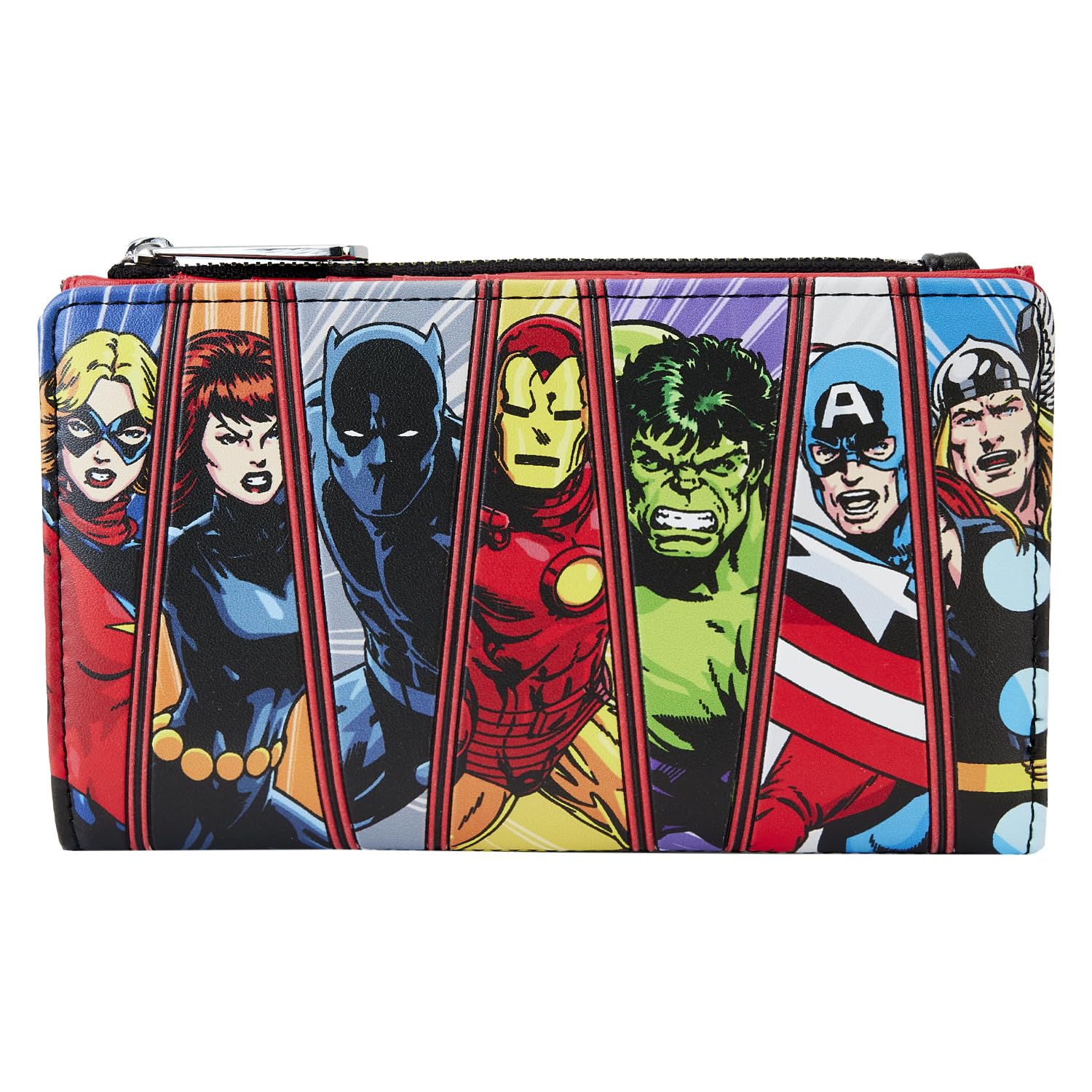 Foto 2 pulgar | Monedero Loungefly Avengers 60 Aniversario De Glow In The Dark - Venta Internacional.