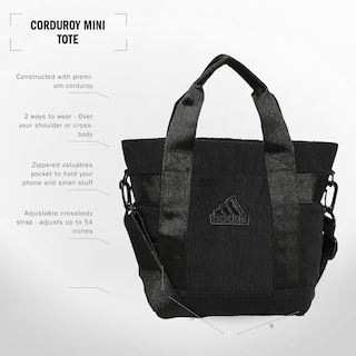 Foto 2 | Bolsa Adidas Mini Tote, Pequeña, Compacta, Duradera, De Viaje, 5 L - Venta Internacional.