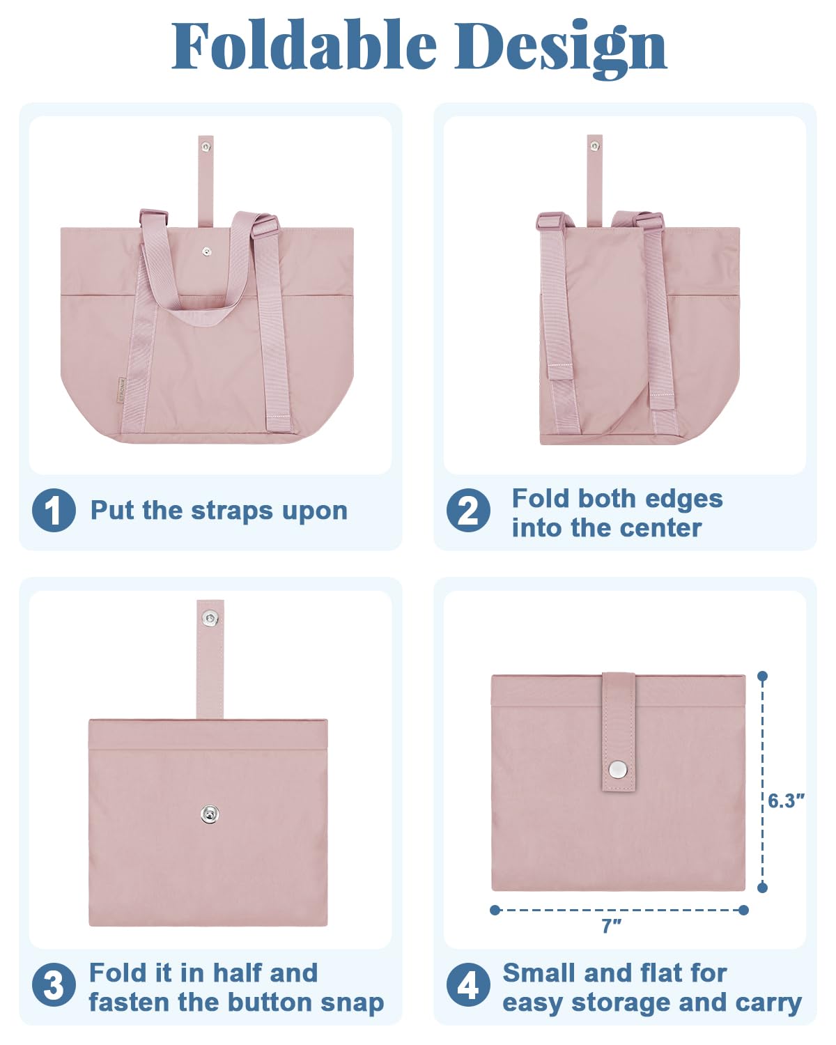 Foto 2 | Bolso De Hombro Etronik Para Mujer, Plegable Para Trabajo Y Enfermera - Venta Internacional.