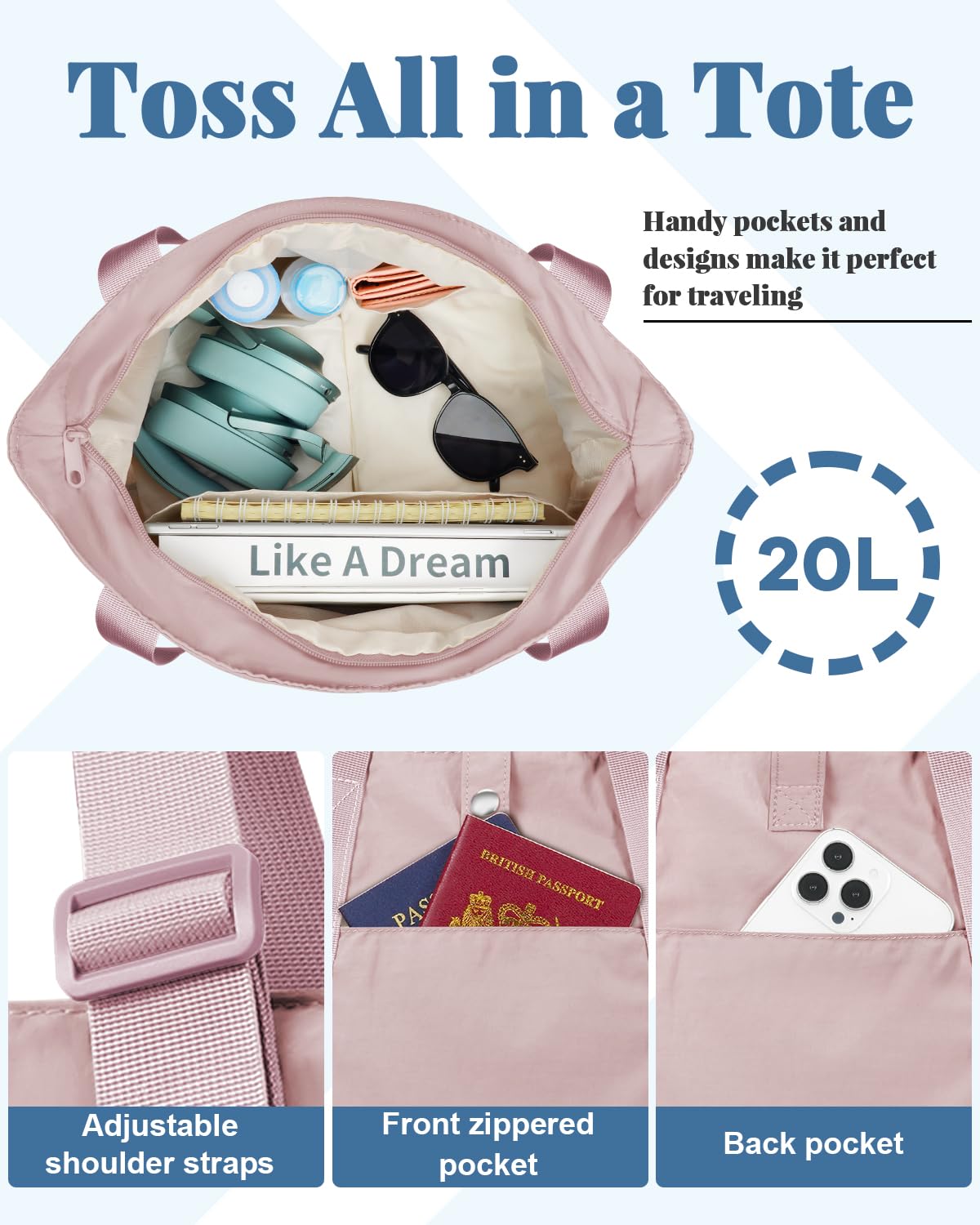 Foto 5 pulgar | Bolso De Hombro Etronik Para Mujer, Plegable Para Trabajo Y Enfermera - Venta Internacional.