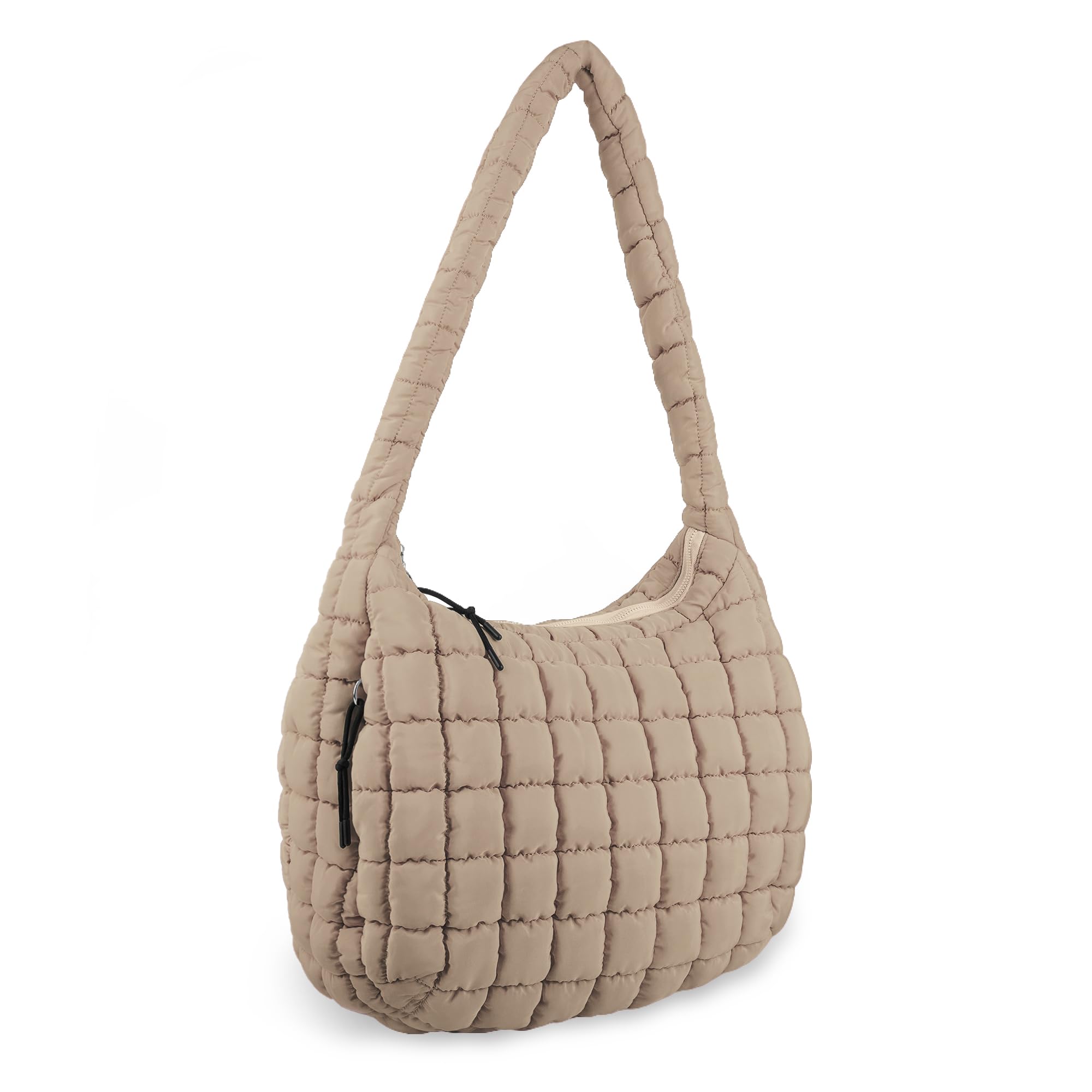 Foto 2 pulgar | Bolsa Acolchada Uixizq Para Mujer, Acolchada, De Nailon, Color Caqui - Venta Internacional.
