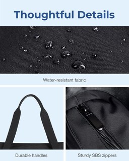 Foto 6 | Bolsa Bagsmart Para Mujer Plegable Con Cremallera De 20 Litros (verde Militar) - Venta Internacional.