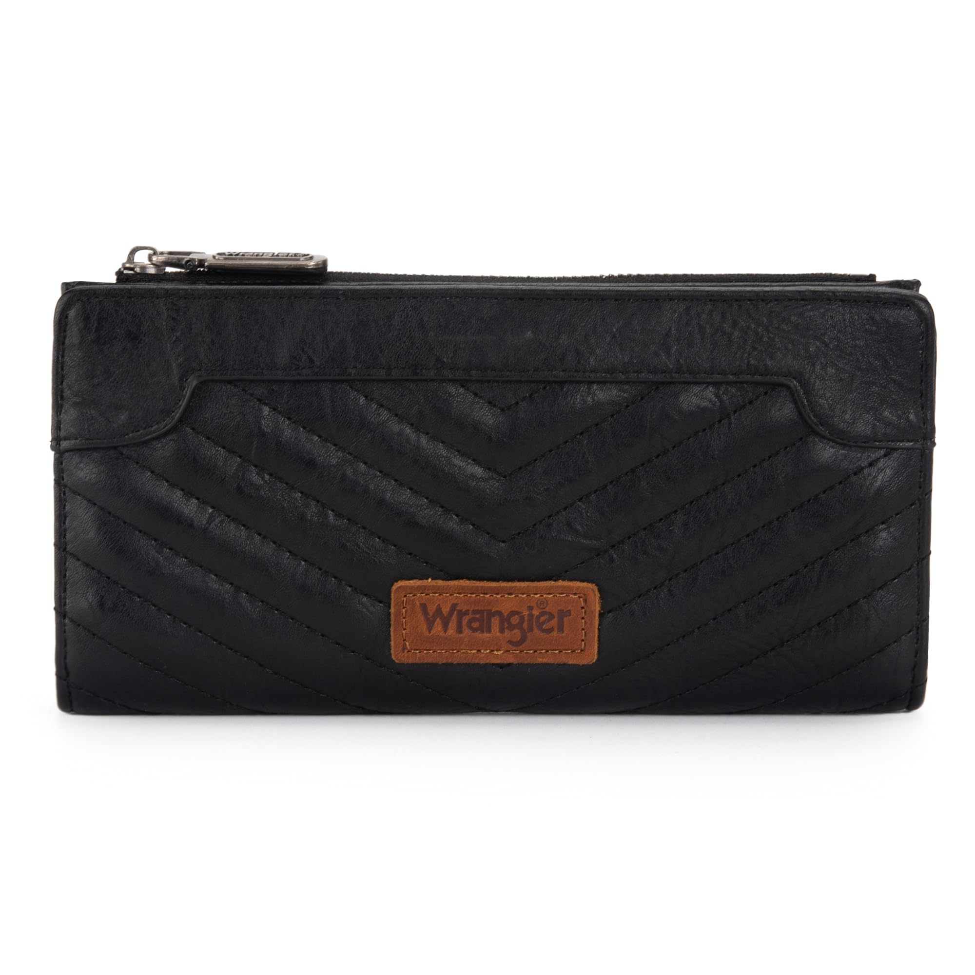 Foto 2 pulgar | Cartera Wrangler Minimalist Para Mujer De Piel Vegana Negra - Venta Internacional.