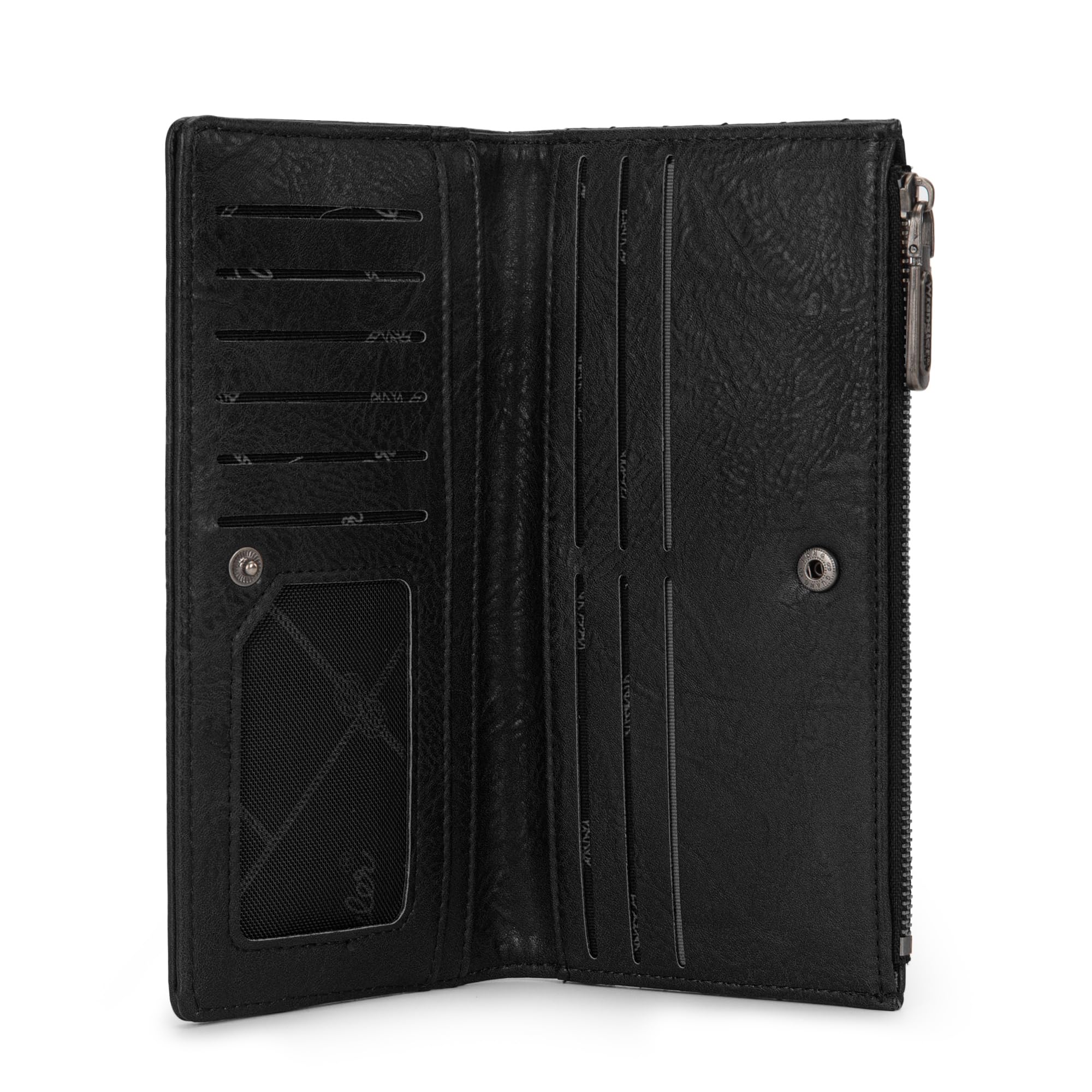 Foto 3 pulgar | Cartera Wrangler Minimalist Para Mujer De Piel Vegana Negra - Venta Internacional.