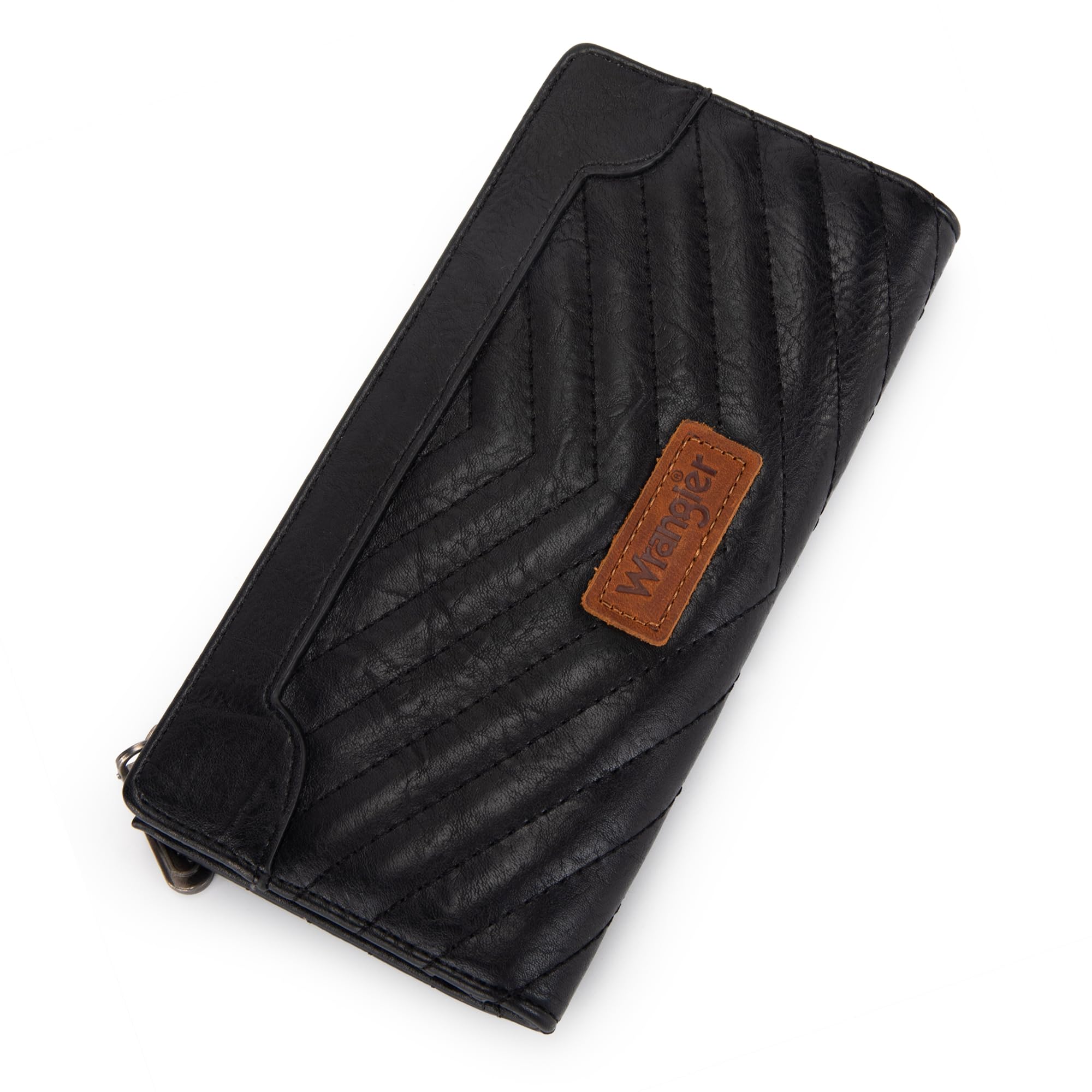 Foto 6 pulgar | Cartera Wrangler Minimalist Para Mujer De Piel Vegana Negra - Venta Internacional.