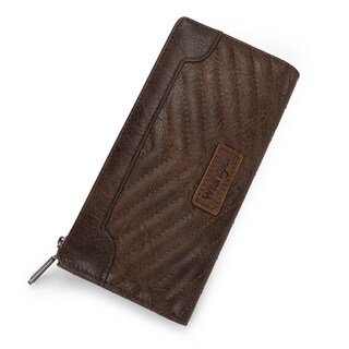 Foto 5 | Cartera Wrangler Minimalist Para Mujer, Piel Vegana, Color Café - Venta Internacional.