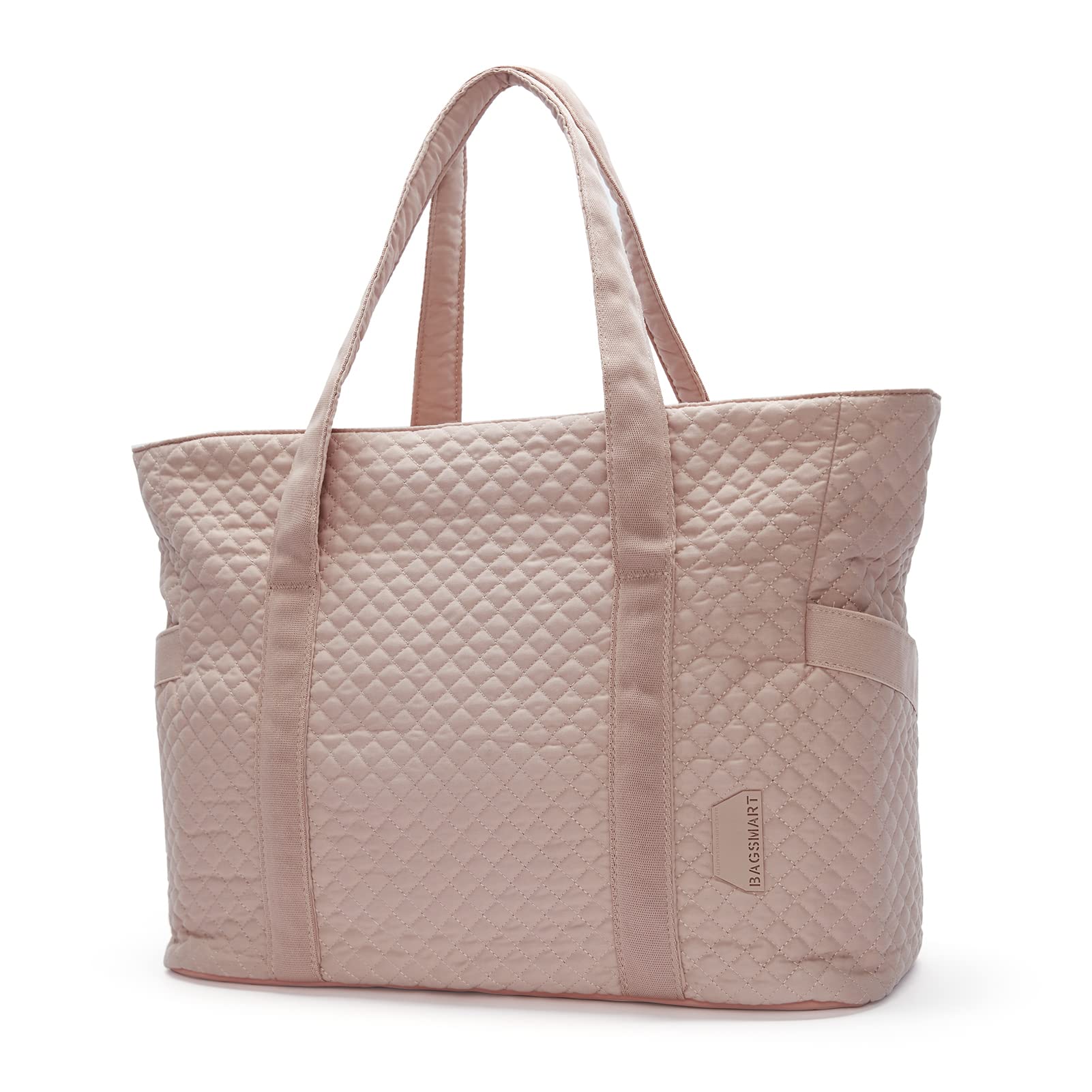Foto 2 pulgar | Bolsa Bagsmart Grande Para Mujer Con Hebilla Para Esterilla De Yoga, Color Rosa - Venta Internacional.
