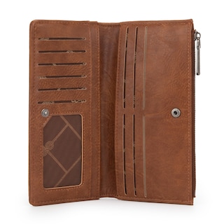 Foto 4 | Cartera Wrangler Minimalist Para Mujer De Piel Vegana, Color Marrón - Venta Internacional.