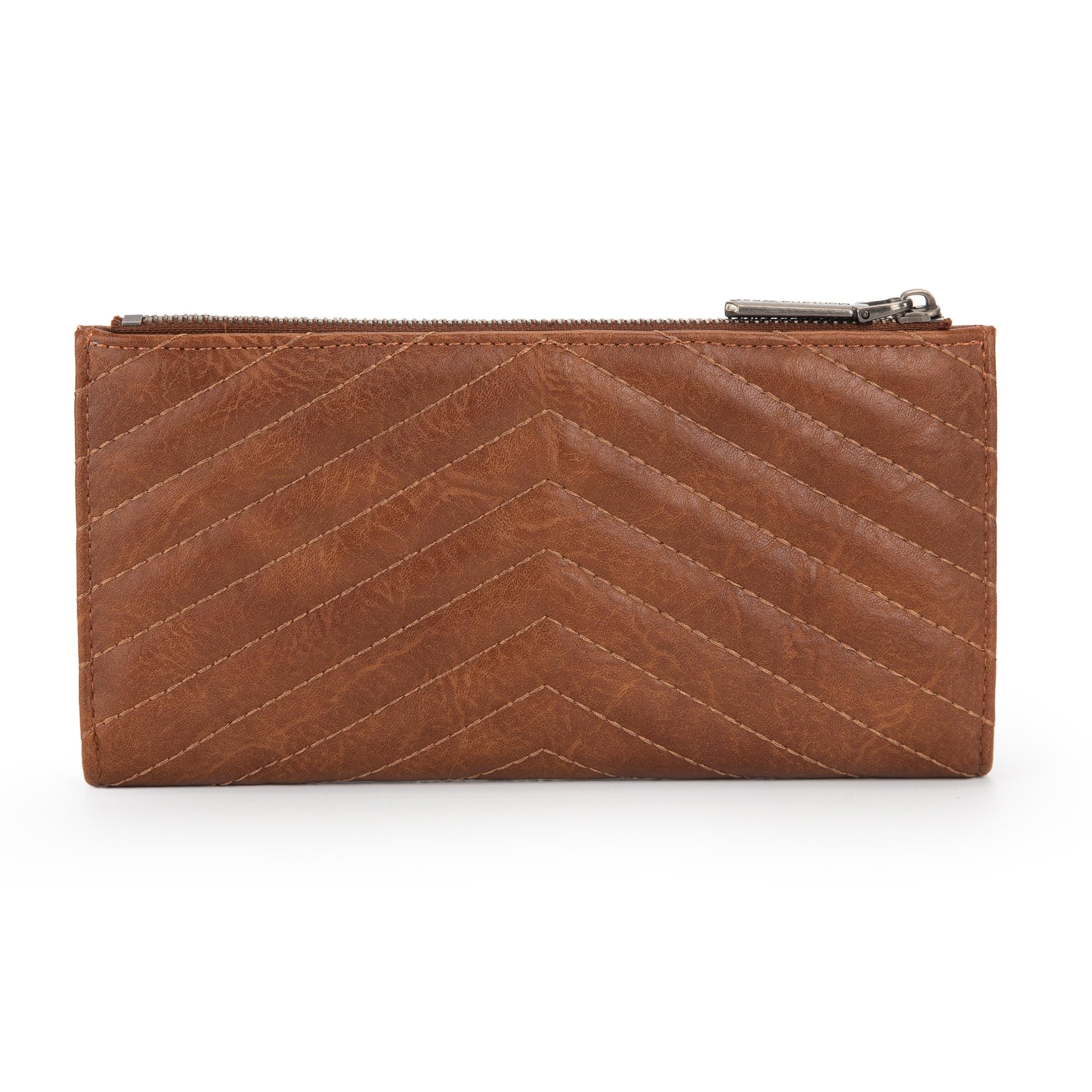 Foto 7 pulgar | Cartera Wrangler Minimalist Para Mujer De Piel Vegana, Color Marrón - Venta Internacional.