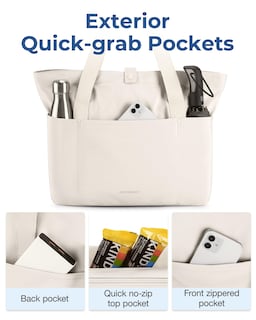 Foto 4 | Bolsa Bagsmart Para Mujer Plegable Con Cremallera, Capacidad De 20 Litros - Venta Internacional.