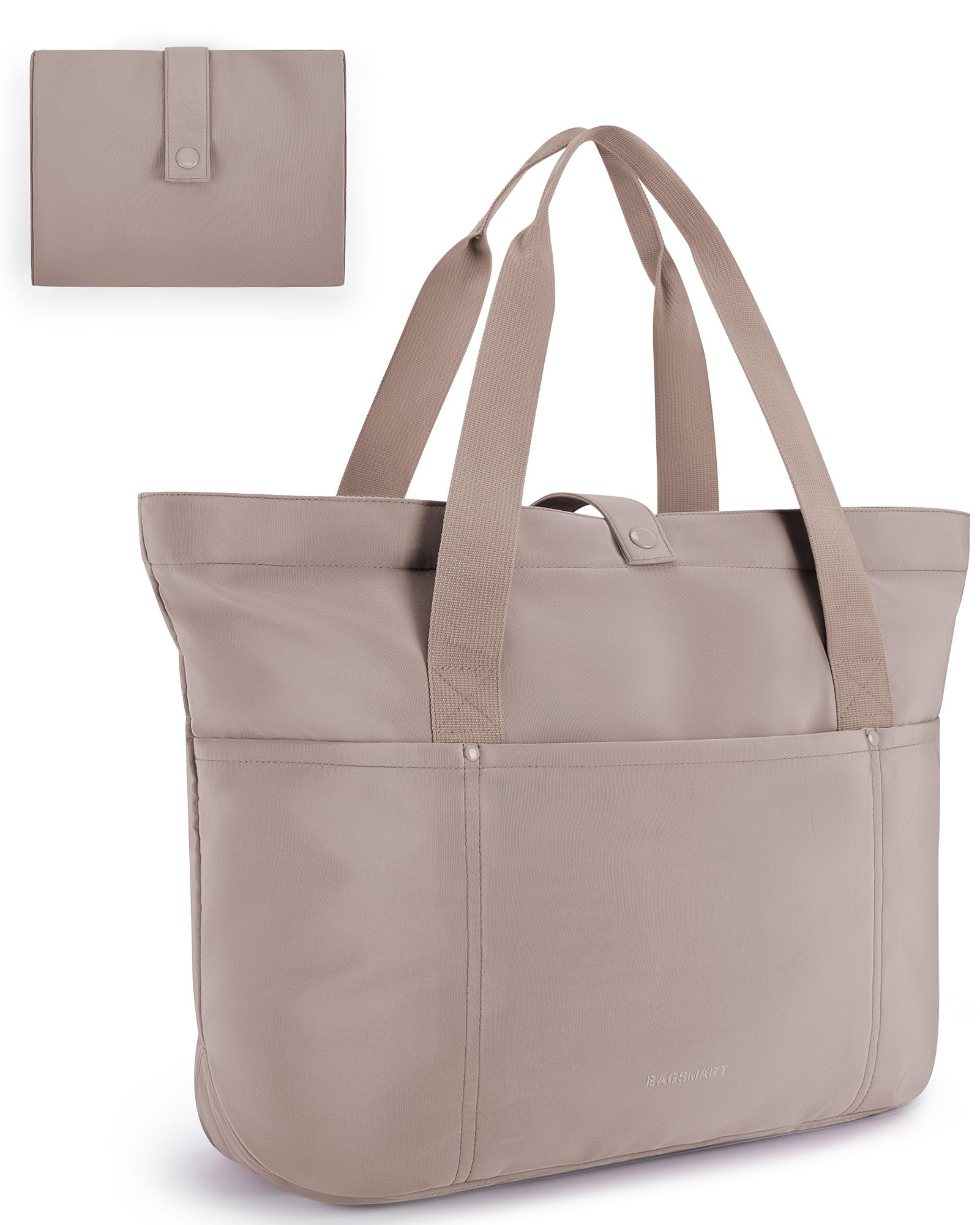 Foto 2 pulgar | Bolsa Bagsmart Para Mujer Plegable Con Cremallera, Capacidad De 20 Litros - Venta Internacional.