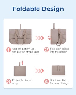 Foto 2 | Bolsa Bagsmart Para Mujer Plegable Con Cremallera, Capacidad De 20 Litros - Venta Internacional.