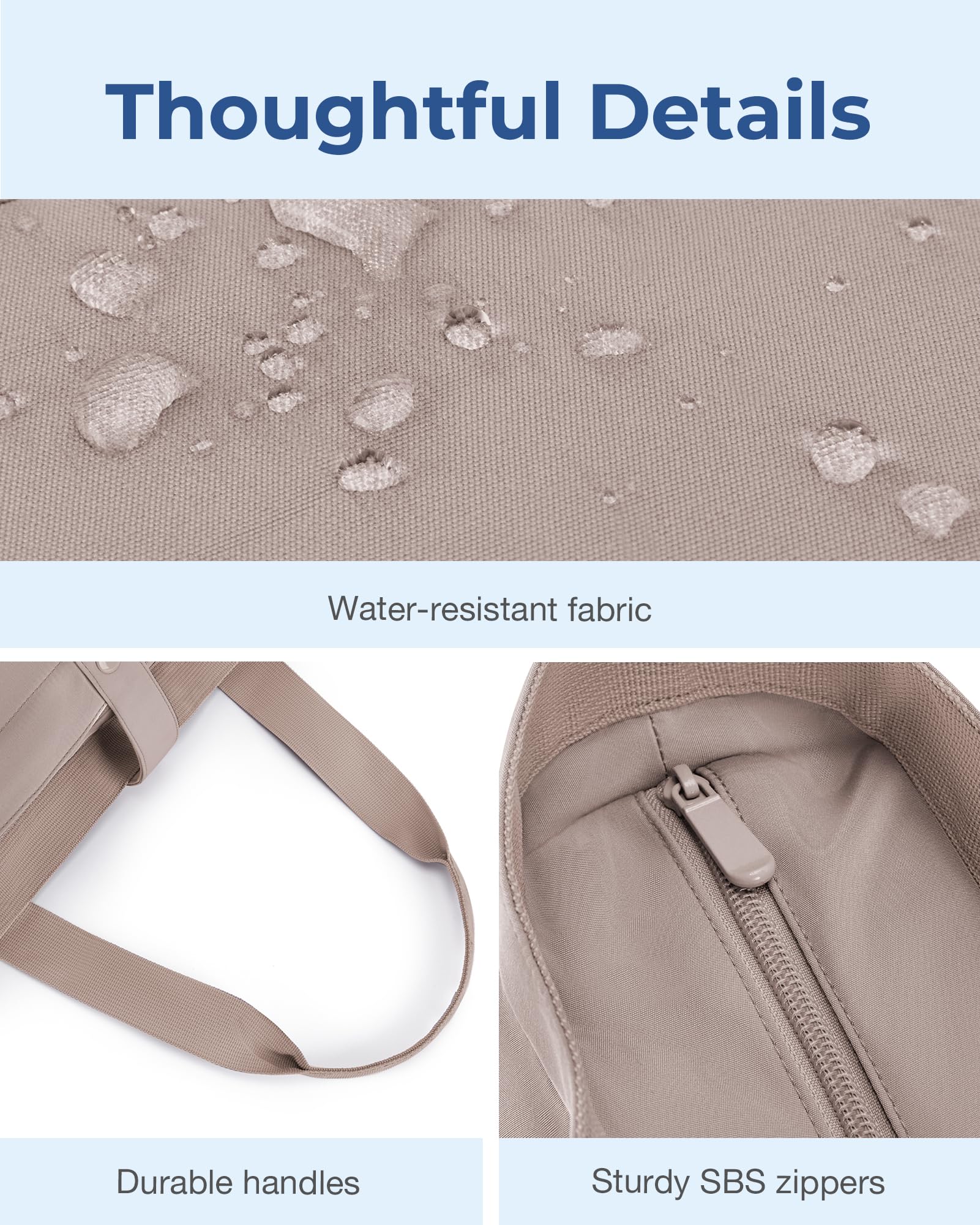 Foto 5 | Bolsa Bagsmart Para Mujer Plegable Con Cremallera, Capacidad De 20 Litros - Venta Internacional.