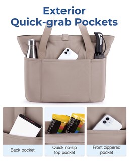 Foto 6 | Bolsa Bagsmart Para Mujer Plegable Con Cremallera, Capacidad De 20 Litros - Venta Internacional.