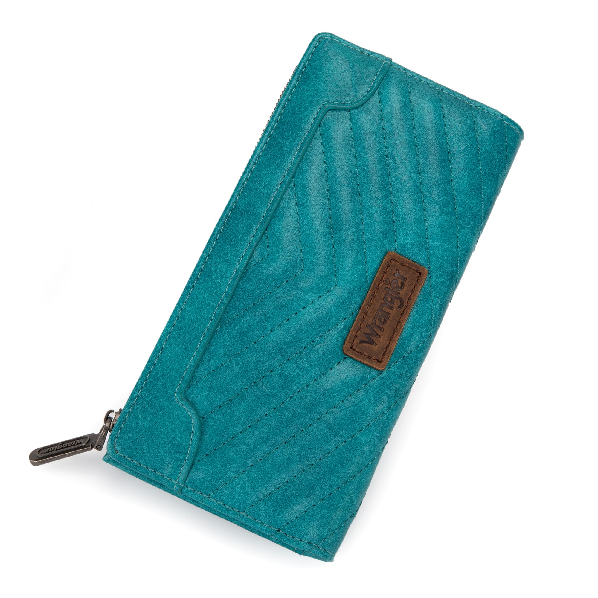 Foto 3 | Cartera Wrangler Minimalist para Mujer de Piel Vegana Turquesa - Venta Internacional