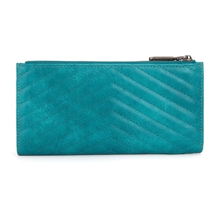 Foto 4 | Cartera Wrangler Minimalist para Mujer de Piel Vegana Turquesa - Venta Internacional