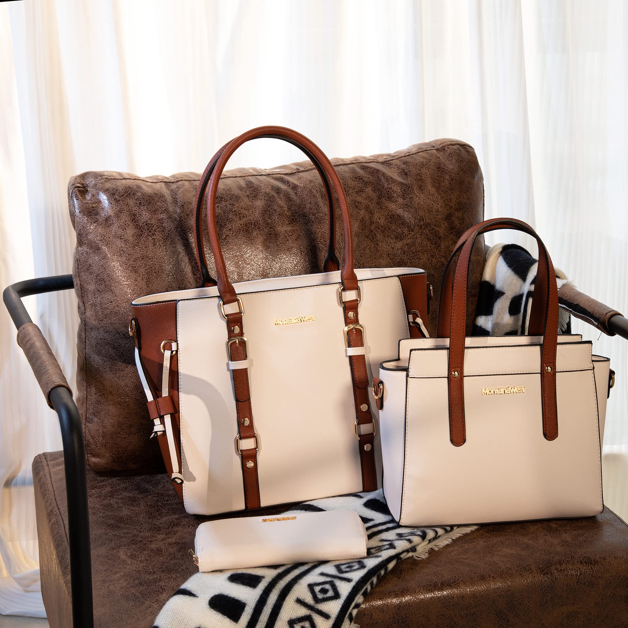 Foto 3 pulgar | Set de Bolsa Montana West de Piel para Mujer 3 Piezas - Venta Internacional
