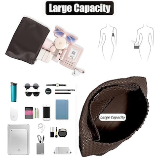 Foto 4 | Bolso Geelyda de Piel Café - Venta Internacional