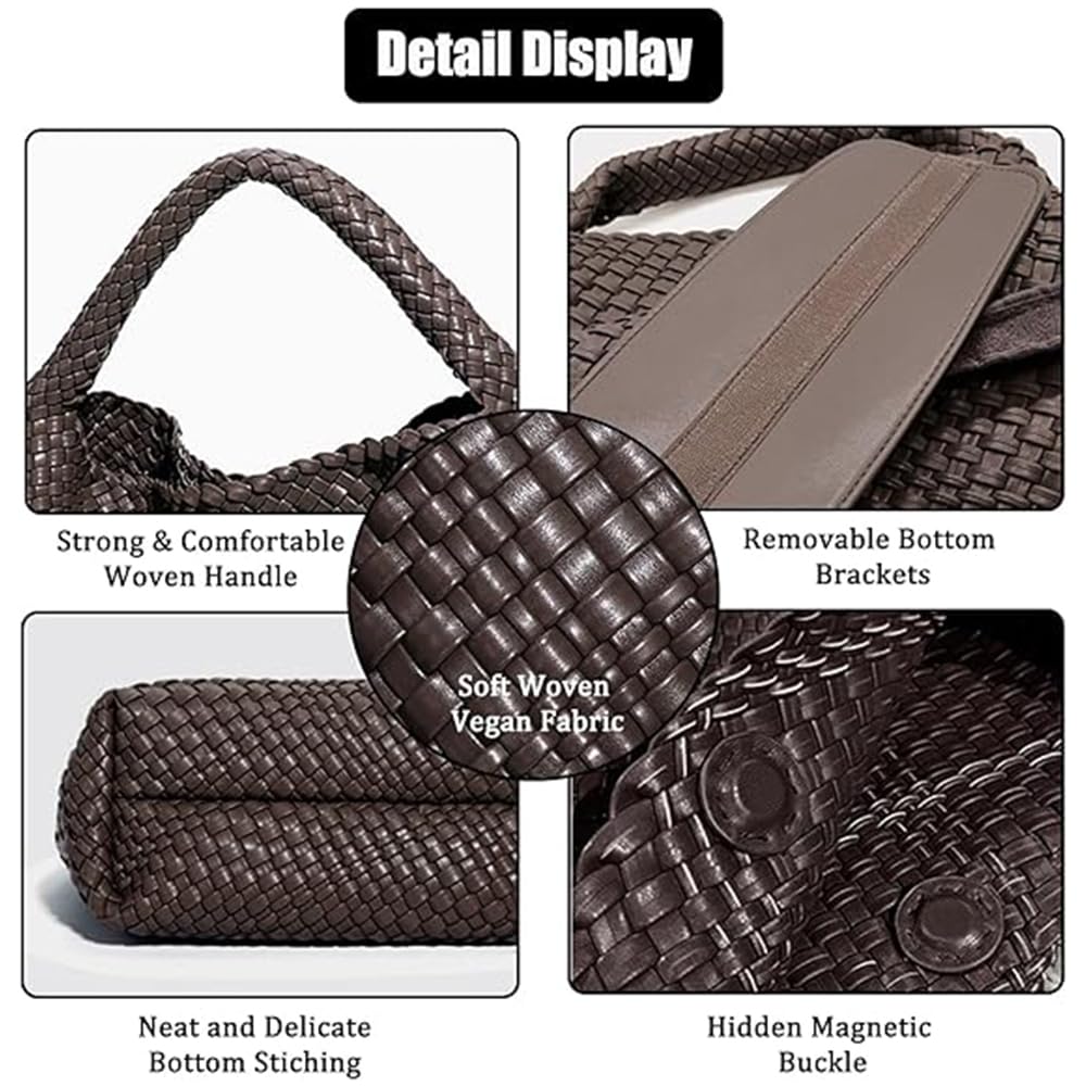Foto 6 pulgar | Bolso Geelyda de Piel Café - Venta Internacional