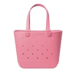 Bolsa De Playa Simple Modern Getaway De Terciopelo Rosa Impermeable - Venta Internacional.