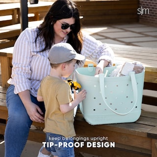 Foto 5 | Bolsa De Playa Simple Modern Getaway De Terciopelo Rosa Impermeable - Venta Internacional.